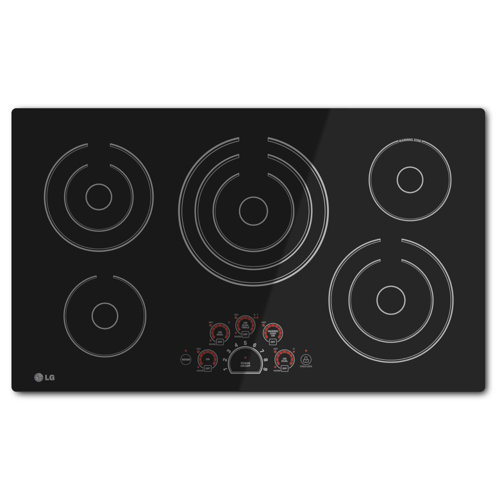 LG 36" Electric 5 Burner Cooktop & Reviews Wayfair